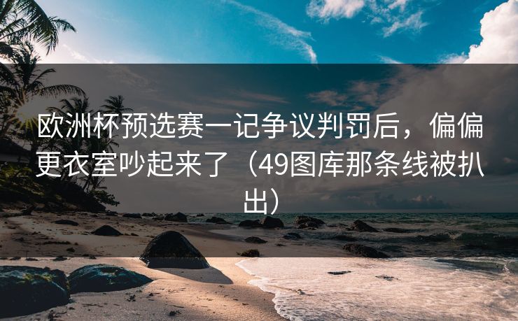 欧洲杯预选赛一记争议判罚后，偏偏更衣室吵起来了（49图库那条线被扒出）